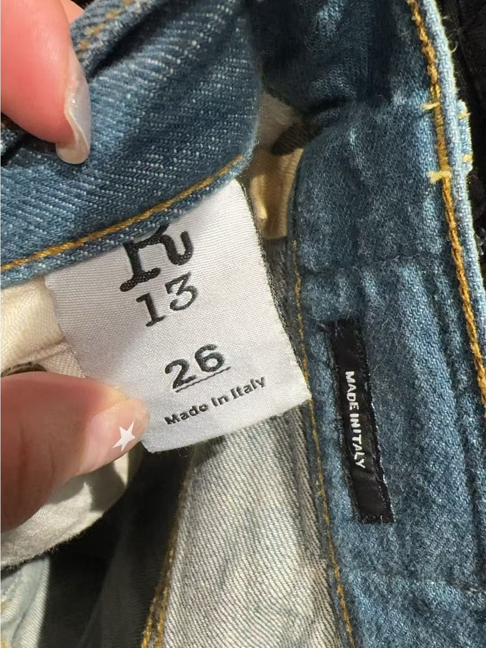 🚩steal R13 Distressed Light Blue Boyfriend Jeans - Picture 4 of 5